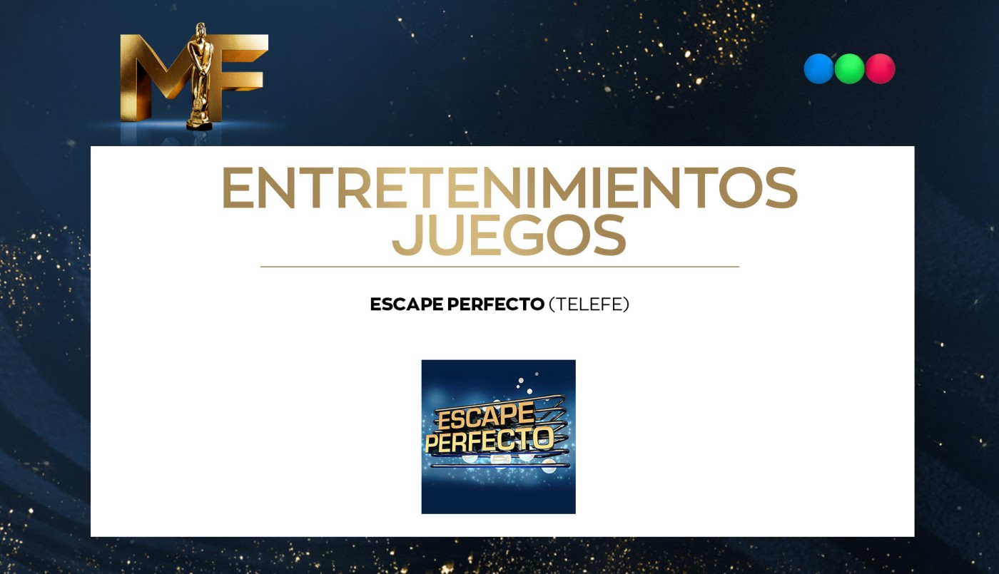 Escape Perfecto, mejor programa de entretenimiento de juegos | Ganadores