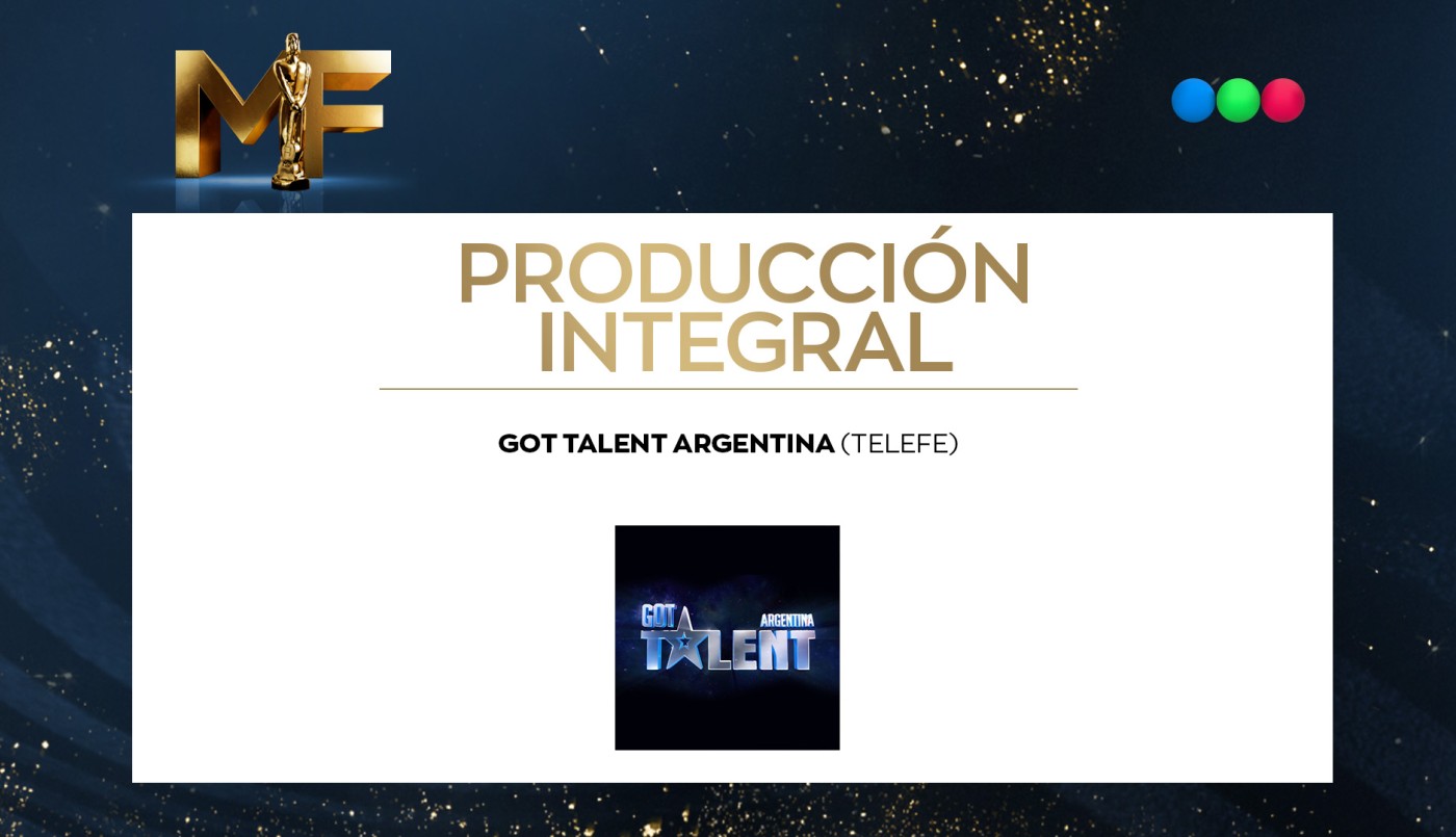 Got Talent Argentina, mejor producción integral | Ganadores