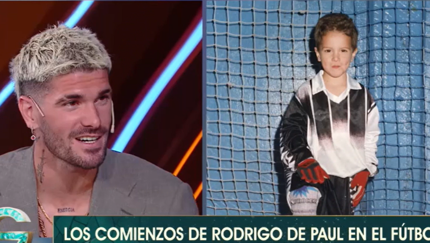 El increíble pasado y apodo de Rodrigo de Paul como arquero: "Me quedaba dormido en el arco" | Exclusivos