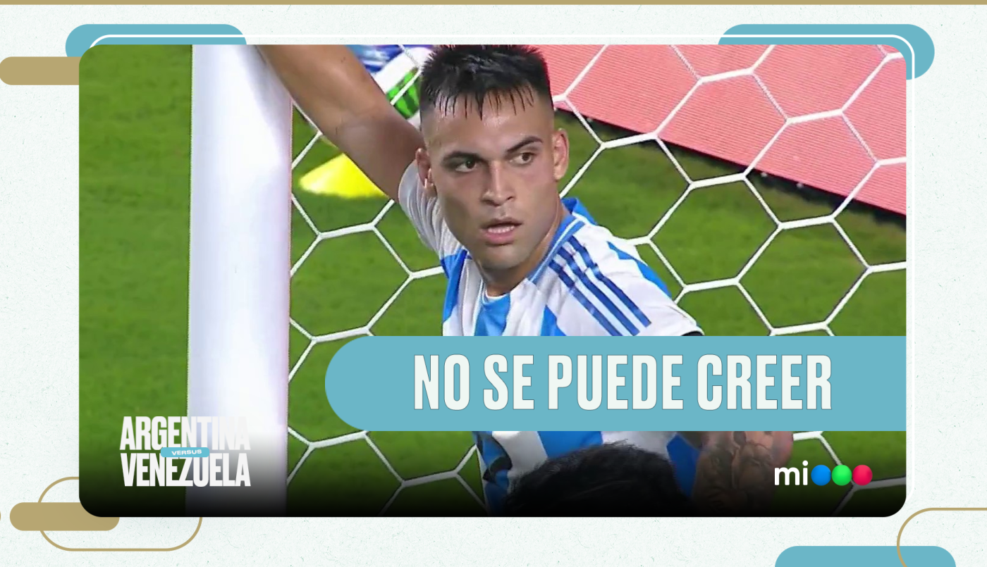 Doble atajada de Contreras a Lautaro Martínez - Argentina vs. Venezuela | Mejores momentos