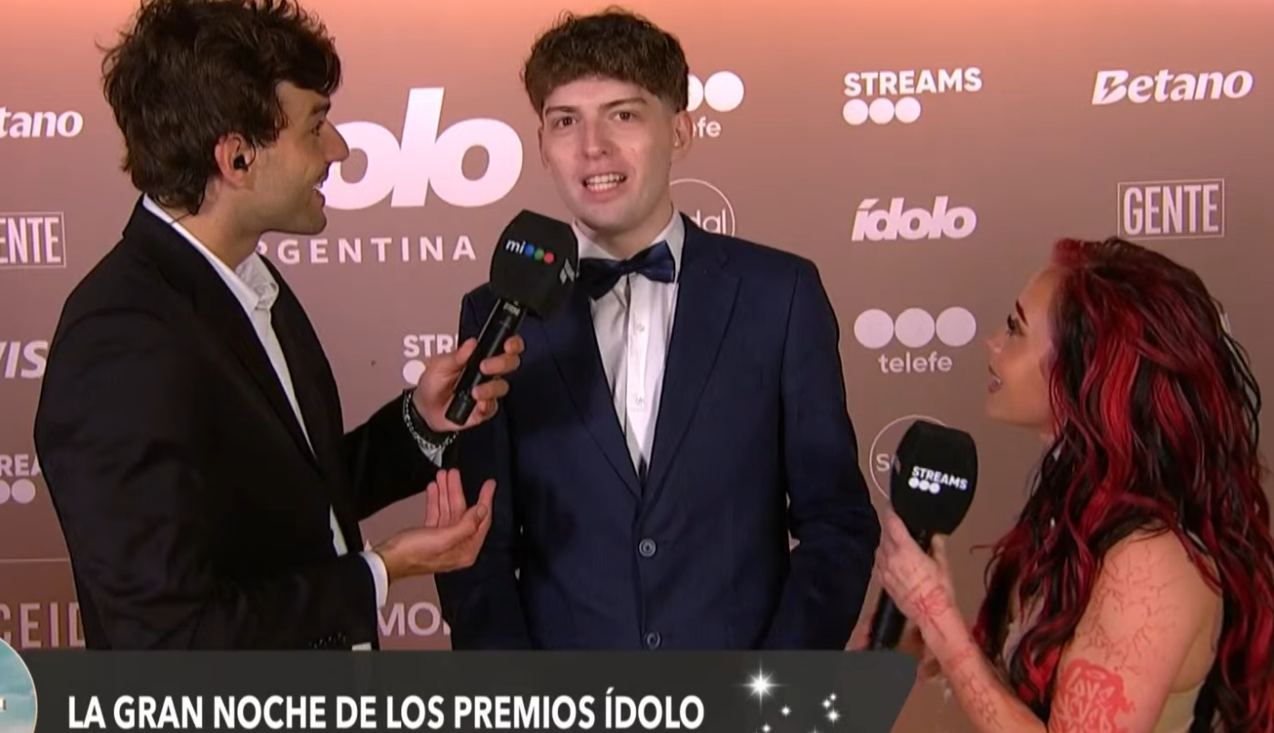 Davoo Xeneize se rebeló ante la inteligencia artificial en la previa de los Premios Ídolo 2025 | Mejores Momentos