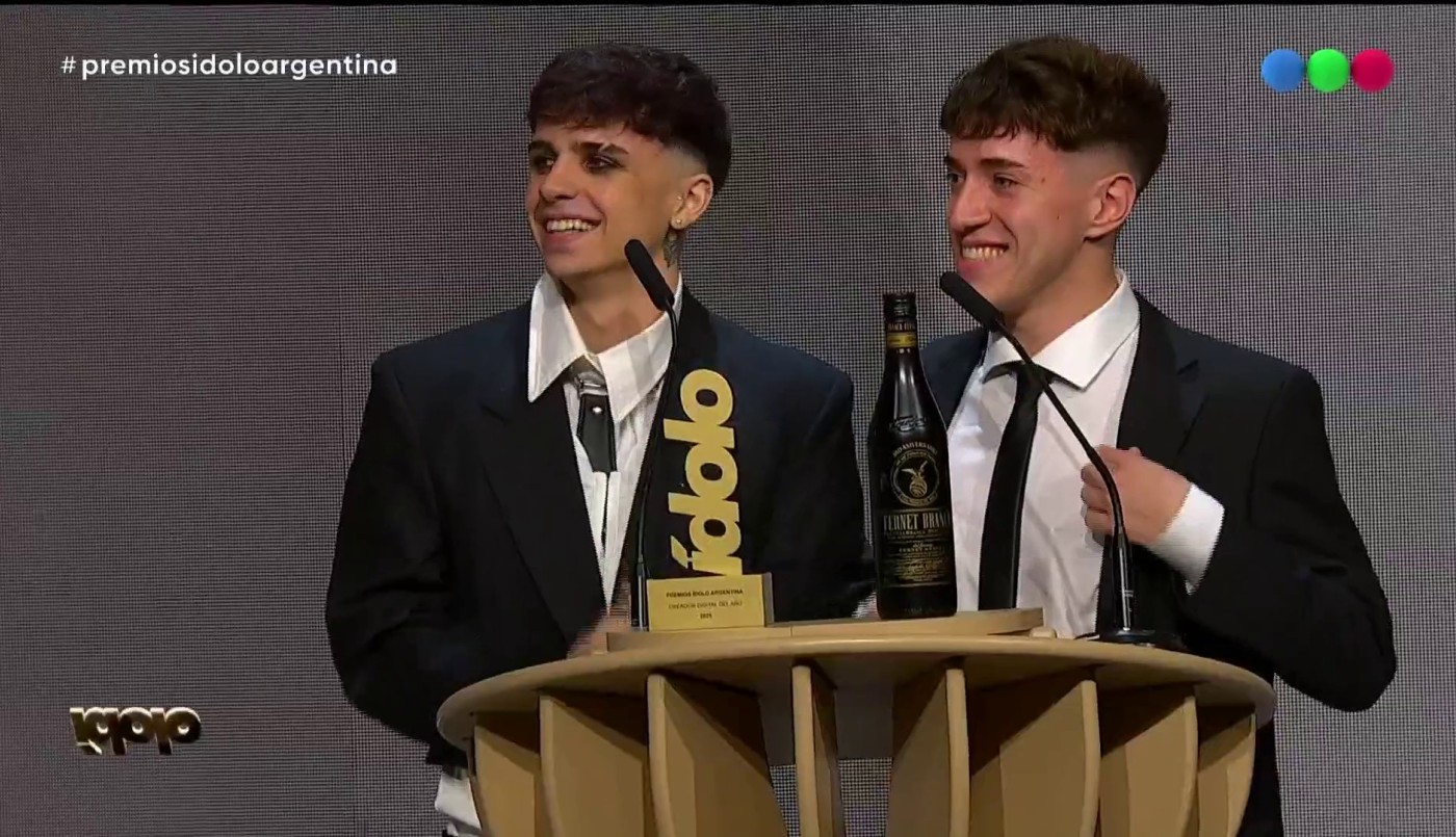 Mernosketti ganó "Creador digital del año", el galardón más importante de los Premios Ídolo 2025 | Mejores Momentos