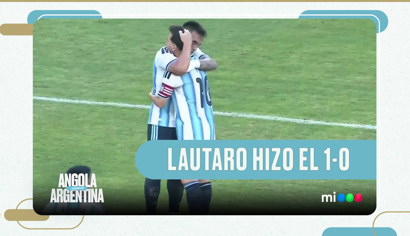 Gol de Lautaro Martínez al cierre del primer tiempo - Angola vs. Argentina | Mejores momentos