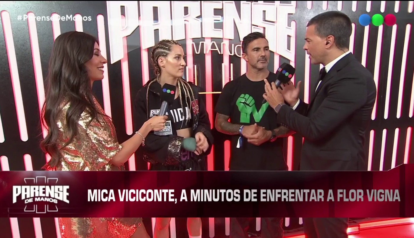 Mica Viciconte llevó a toda su barrabrava para la pelea de boxeo con Flor Vigna | Mejores Momentos