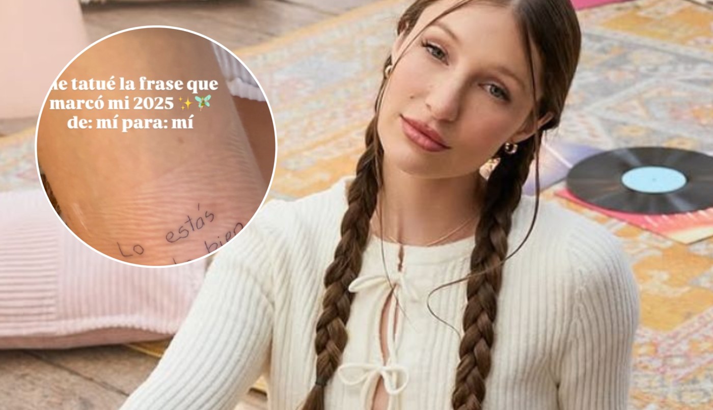 Yami Safdie cerró el 2025 con un íntimo y curioso tatuaje | Espectáculos