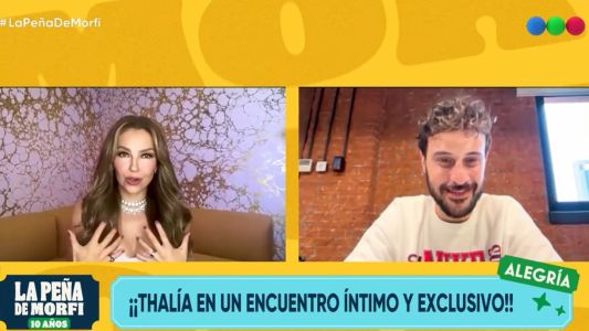 “Todo suena mejor en cumbia”: Thalía presentó su nuevo álbum en La Peña de Morfi