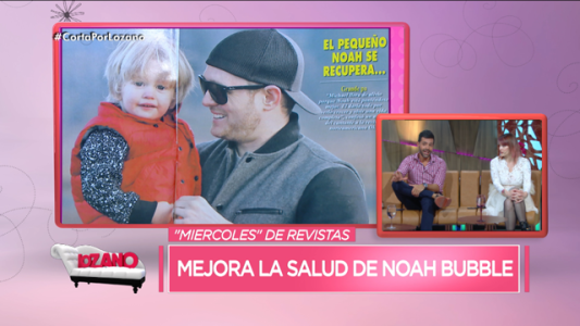 Buenas noticias para Luisana y Bublé