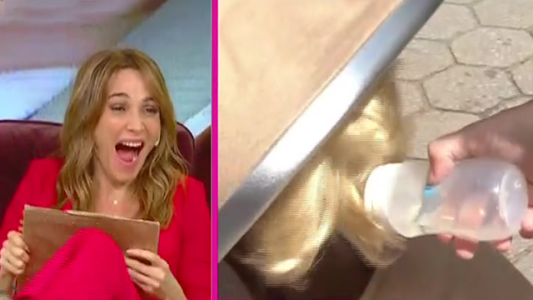 ¡Mirko toma la mamadera en vivo!