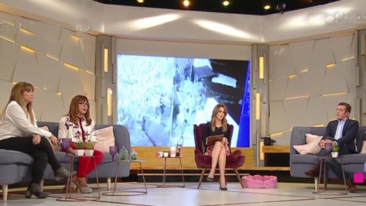 Escrache a un abusador en el Tren Sarmiento