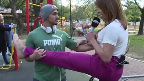 El particular entrenamiento de Lizy