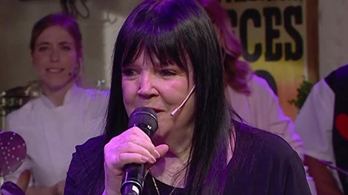 Marilina Ross y Lito Vitale juntos en la Peña