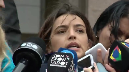 Calu Rivero habló en Tribunales