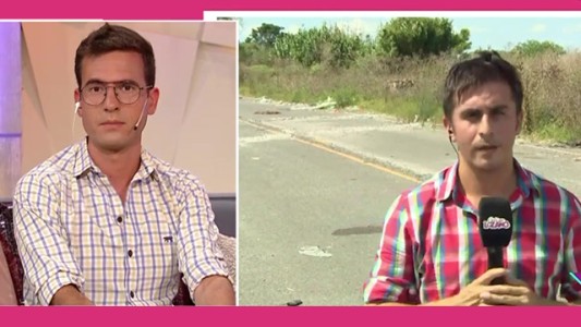 El lugar donde se encontró el cuerpo de Gissella