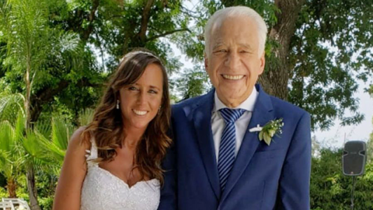 La intimidad de la boda de Cormillot con su pareja 48 años menor