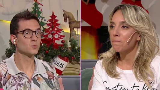 Fuerte cruce entre Tamara Petinatto y Nicolás Peralta al aire