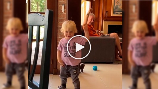 Mirko bailó una famosa cumbia argentina