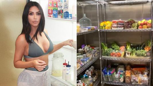 Kim Kardashian mostró su cocina de dos pisos y fue viral