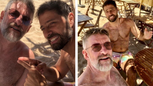 ¡Puro amor! Las románticas vacaciones de Luis Novaresio y su pareja