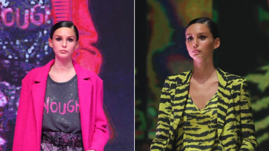 Juanita Tinelli debutó como modelo