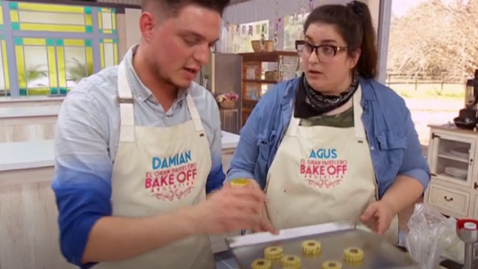 Agus quiso ayudar a Damián y se quemó en plena competencia