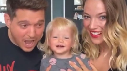 ¡Pura ternura! Michael Bublé y Luisana Lopilato presentaron a su hija Vida