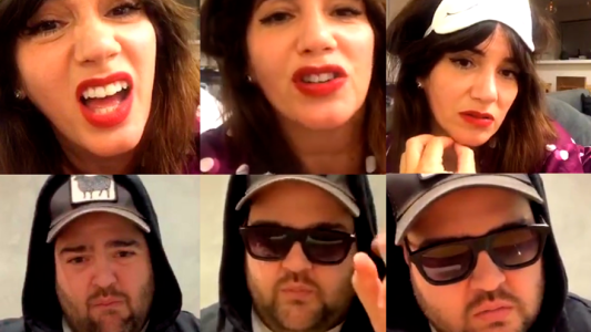 Mara y Nico anunciaron en un vivo el regreso de Educando A Nina