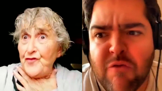 La abuela tiktoker conoció a su ídolo Barassi