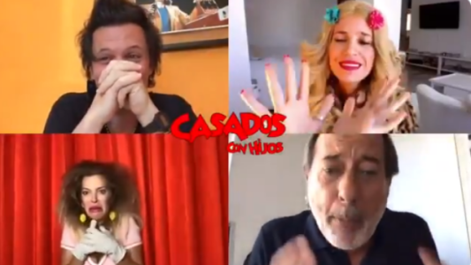 Imperdible: Paola, Coqui, Moni y Pepe en la mejor videollamada de cuarentena