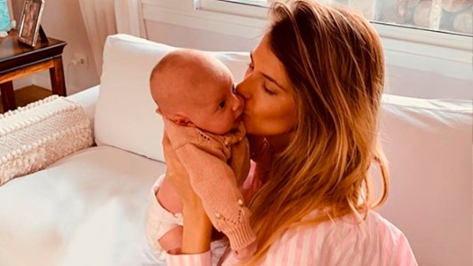 Mery Del Cerro celebró el primer mes de vida de su hija