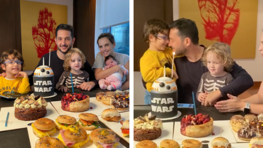 El cumpleaños temático de Germán Paoloski junto a su familia