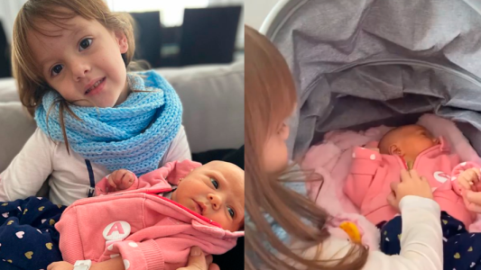 Barby Silenzi mostró el tierno momento en que las hermanas conocieron a Abril