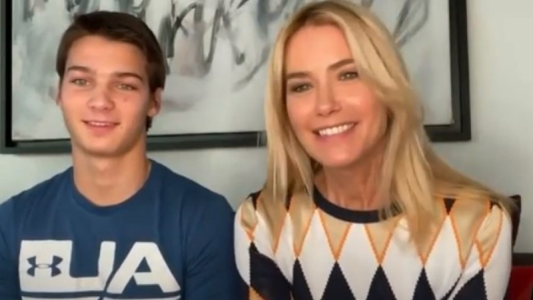 Valeria Mazza y su hijo Tiziano le contaron a Vero Lozano cómo se organizan en la cuarentena