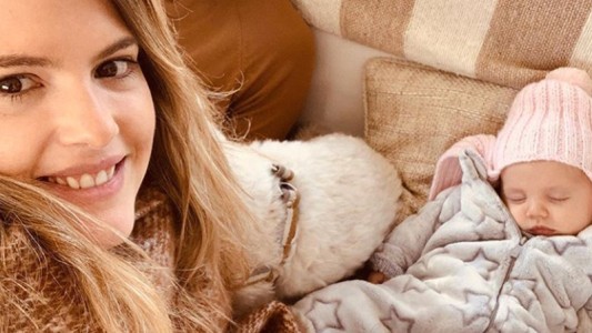 Mery del Cerro celebró los dos meses de su hija