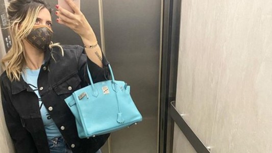 Wanda mostró su vestidor