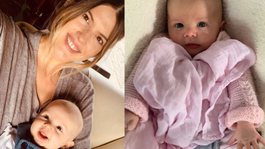 La tierna foto de Mery del Cerro y Cala a tres meses de su nacimiento