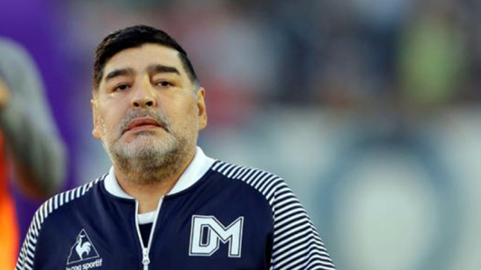En el medio de la pelea, Maradona le envío un cálido mensaje de amor a un miembro de la familia.