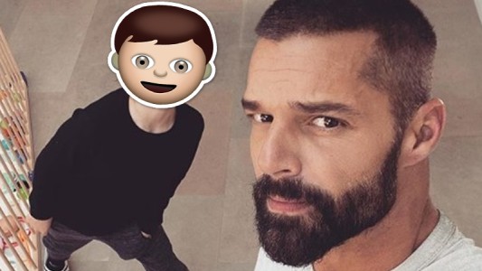 Las redes se babearon con la tierna foto de Ricky Martin y su hijo Matteo