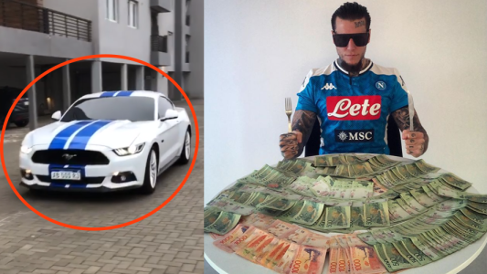 Alexander Caniggia causó indignación por romper la cuarentena para comprarse un mustang