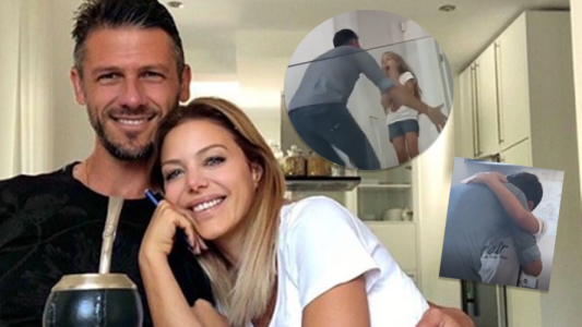 Los hijos de Evangelina Anderson se emocionaron hasta las lágrimas al ver regresar a su papá a casa