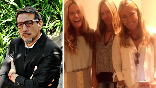 El enojo del Pato Galván con las Trillizas de Oro en vivo