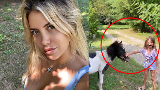 Wanda Nara respondió a las críticas por haberle regalado un pony a su hija