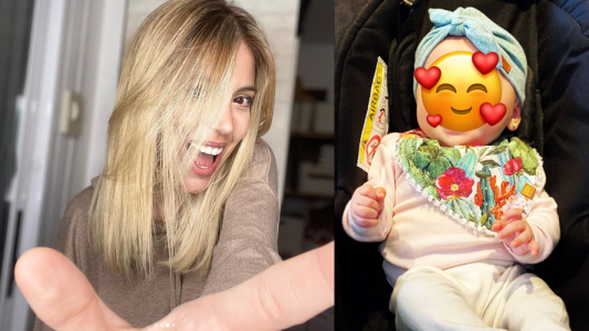 La felicidad de Virginia Gallardo al celebrar el día del niño con su hija Martina