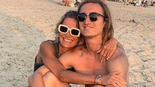 Maru Botana viajó a reencontrarse con su hijo en Francia