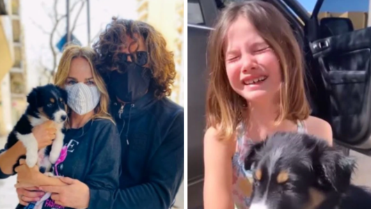 Luciano Castro y Sabrina Rojas adoptaron un perrito: la tierna reacción de sus hijos