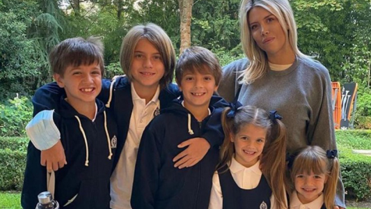 La emoción de Wanda Nara