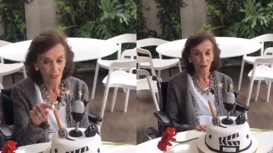 El festejo de cumpleaños número 100 de Hilda Bernard