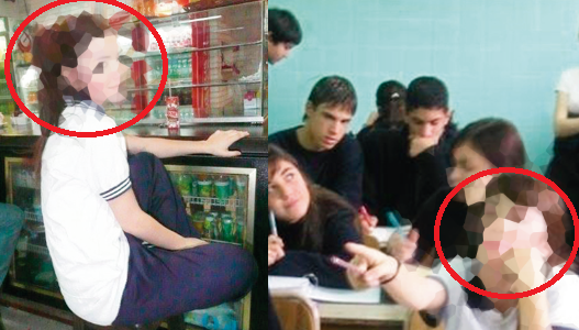 Las locas fotos de Lali Espósito en sus días de secundaria