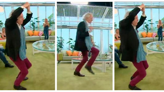 Boy Olmi bailó en vivo y enloquecieron las redes