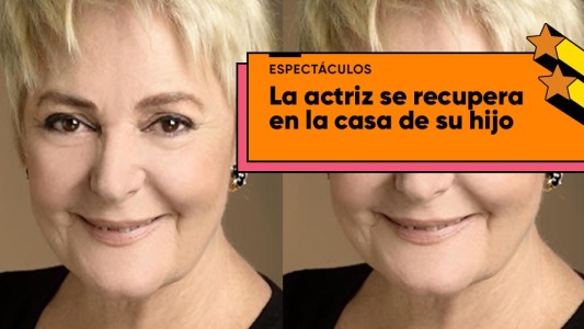 Claudia Lapacó fue dada de alta