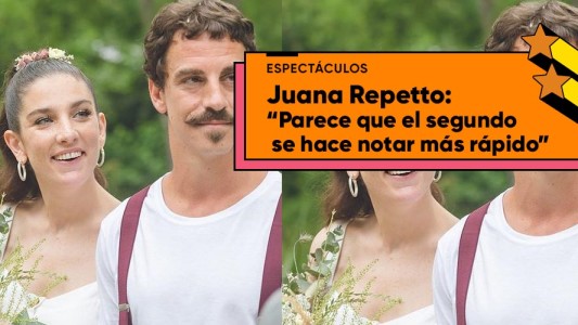 Juana Repetto compartió la primera foto de su embarazo